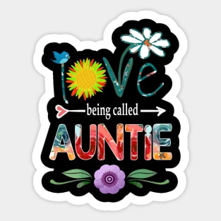 auntie i love being called auntie Sticker